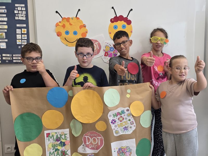 International Dot Day Kreatywny Dzień Kropki na lekcji angielskiego!