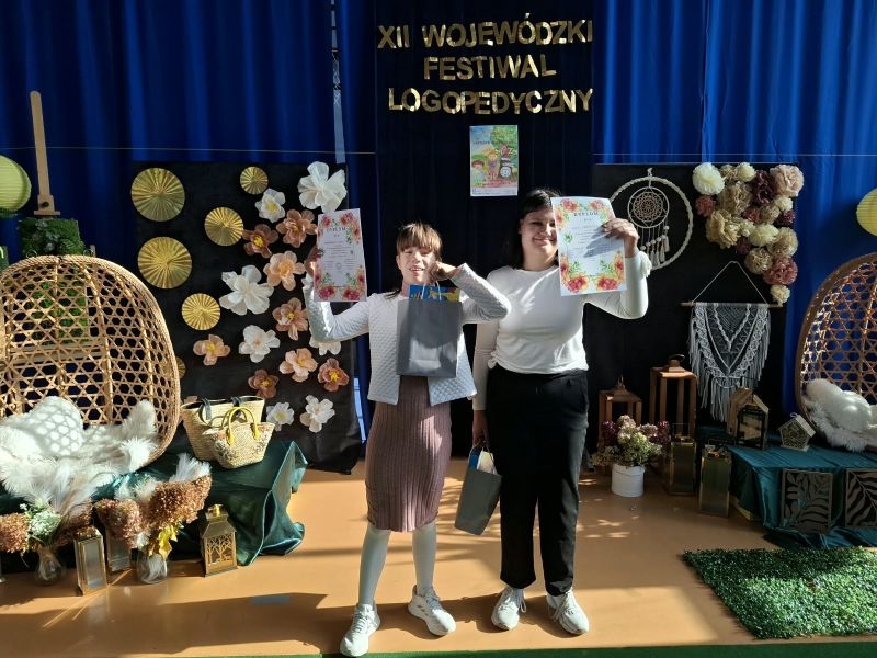 Sukces naszych uczniów na Wojewódzkim Festiwalu Logopedycznym.